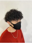 Second   × メンズパーマ