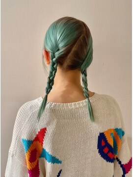 パークサロン(PARK salon) おさげアレンジ