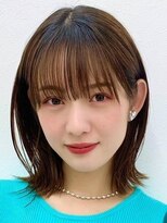 アイトーキョーエス 渋谷(AI TOKYO S)&nbsp;斜めバング/シルキーベージュ/ブラントカット[渋谷駅]