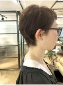 ショートパーマショートカット前髪あり前髪なし20代30代40代