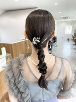 ラシク(racic)&nbsp;【racic】変形編み下ろしヘアアレンジ♪