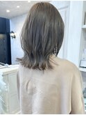 福山市美容師求人スタッフ募集中グレージュ透明感秋カラー