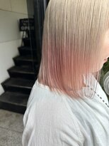 へアサロンアンドカフェガーデン(hair salon&cafe GARDEN)&nbsp;グラデーションカラー/ピンクベージュ/ケアブリーチ