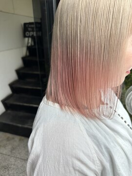 へアサロンアンドカフェガーデン(hair salon&cafe GARDEN) グラデーションカラー/ピンクベージュ/ケアブリーチ