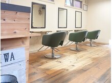 ヘアクリエイティブ オニワ(HAIR CREATIVE ONiWA)の雰囲気（施術スペース）
