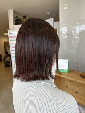 キュウヘアー(KYUU HAIR) 大人ピンクでツヤと若見え！
