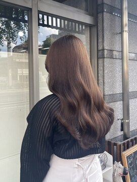 ミニム ヘアー(minim hair) 【minim×りの】柔らかいベージュカラー