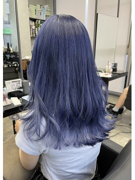 シエンゴールド(CIEN gold) ブルーカラー/ブリーチ/ハイトーン#浜松駅#カラー#ブリーチ