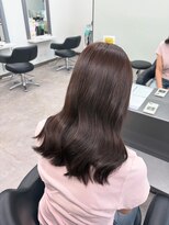 ガルボヘアー 桟橋店(garbo hair)&nbsp;オイルカラーブラウンベージュ高知髪質改善