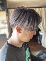 アンツ サザンリゾート 茅ヶ崎店(ANT'S Southern Resort)&nbsp;30代40代50代サーフカール刈り上げセンターパート　シルバーヘア