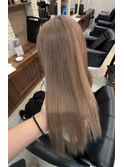 似合わせカット+白髪ボカシ+髪質改善