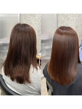  #髪質改善#縮毛矯正#美髪矯正#レイヤーカット#白髪ぼかし