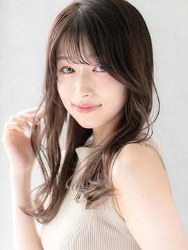 銀座/銀座駅/レイヤーカット/顔まわり/前髪/コテ巻き風パーマ