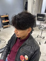 ハイプ(HYPE)&nbsp;フェザーパーマ/センターパート/シャドウパーマ/眉毛