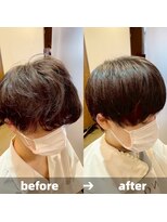 エノア 青山(ENORE) メンズ縮毛矯正/曲がる縮毛矯正/メンズ髪質改善/メンズカット