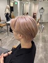プライズ アイリス 池袋東口店(prize Iris) ピンクミルクティー/メンズカラー/メンズカット/ブリーチ/池袋