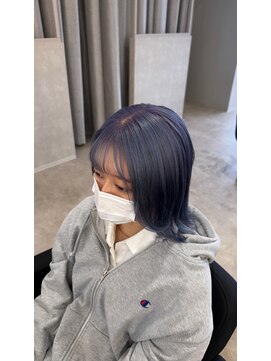 ブルームニキュウロク 富里(bloom 296) wブリーチ×ラベンダーカラー