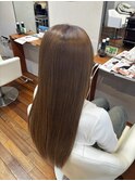 ブリーチなしミルクティーカラー