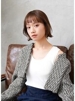 ラフィス ヘアー シーン 調布店(La fith hair scene) 【La fith】ぱつっとボブ×オン眉