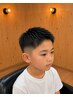 【小・中学生［切るだけ］カットコース】※シャンプーと顔剃りは付いてません