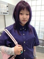 イル 天神大名店(ill)&nbsp;ミディアムハッシュレイヤー、シャギーバング