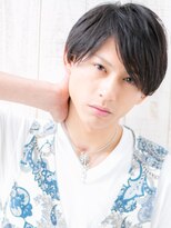 トニーアンドガイ メン 与野駅前店(TONI&GUY MEN)&nbsp;20代30代アッシュブラック七三分け社会人フェザーマッシュl与野