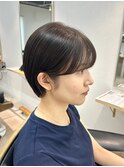 ◇細めハイライトくすみベージュフェイスフレーミング[船橋]