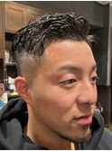シンプルパーマスタイル