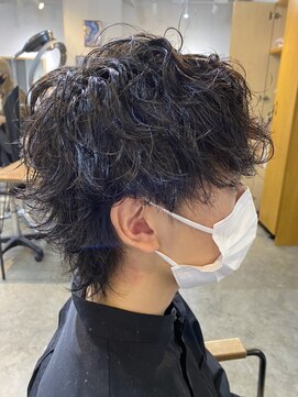 エルオム(EL.HOMME) 【YUKI】マッシュウルフ×スパイラルパーマ