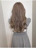 20代30代艶感ストレート♪髪質改善カラーミルクティーベージュ