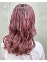 レンク(LENC)&nbsp;ピンクカラー×ブリーチカラー