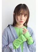 フェイスレイヤー/切りっぱなしボブ