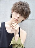 王道ウルフマッシュアッシュベージュ