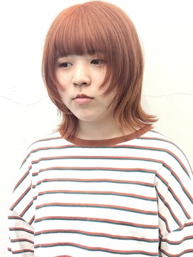 ココ 原宿(KOKO) 黒髪小顔クラゲヘアーオリーブグレーココアベージュ