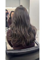 ジルブラン(JIL BLAN)&nbsp;ハイライトバレイヤージュダブルカラー20代30代40代グレージュ