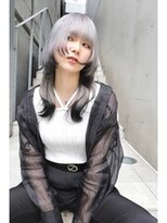 ディア(.eer) ロングウルフ×エンドカラーブラック★ウルフカット/心斎橋