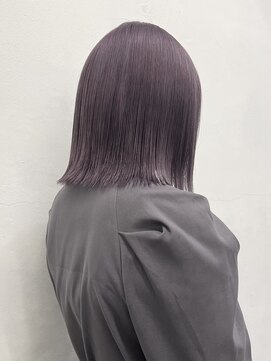 ココ 原宿(KOKO) ラベンダー黒髪小顔クラゲヘアーオリーブグレーココアベージュ