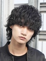 フィフス 渋谷(fifth)&nbsp;波巻きスパイラルパーママッシュウルフメンズツーブロック