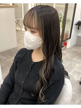 シア 新越谷店(SHEER) 【Arai】　ベージュのインナーカラー