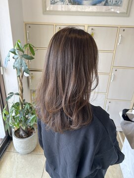ヘアアートパーリオ 飾磨店(hair art PALIO) レイヤーカット/グレージュ