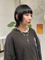 クリアーオブヘアー 栄南店(CLEAR of hair) 黒髪ウルフカット/RIHO