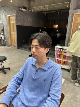 フォンド 津田沼(fond.) ダークアッシュ/アッシュブラック/カルマパーマ/ベリーショート