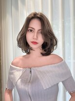 リリー(Lilley)&nbsp;【lilley 稲永麻衣】レイヤーカット+ダブルカラー+韓国ヘア