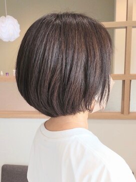 フレイムスヘアーアンドリラックス 西川口店 まるみショートボブ×ナチュラルカラー
