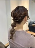 お呼ばれヘア