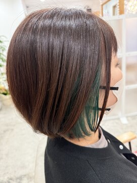アン(an) ちらっとインナーカラーオシャレボブ☆