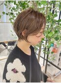 大人かわいいショート