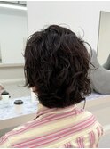 メンズ/波巻きパーマ/ミディアムマッシュ
