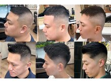 シックスバーバーショップ(SIX BARBER SHOP)の雰囲気（様々なフェードスタイルにこだわった丁寧な技術がウリです!!）