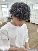 “ホワイトメッシュ波巻き”